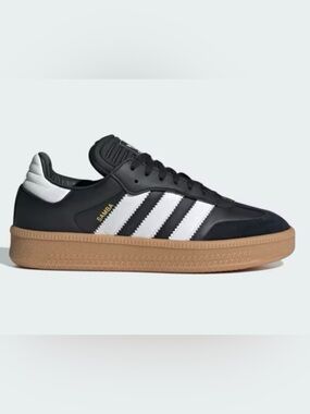 adidas Samba Men's Black White Gum Low-Top Sneakers, new, sz 7.5, women's 8.5